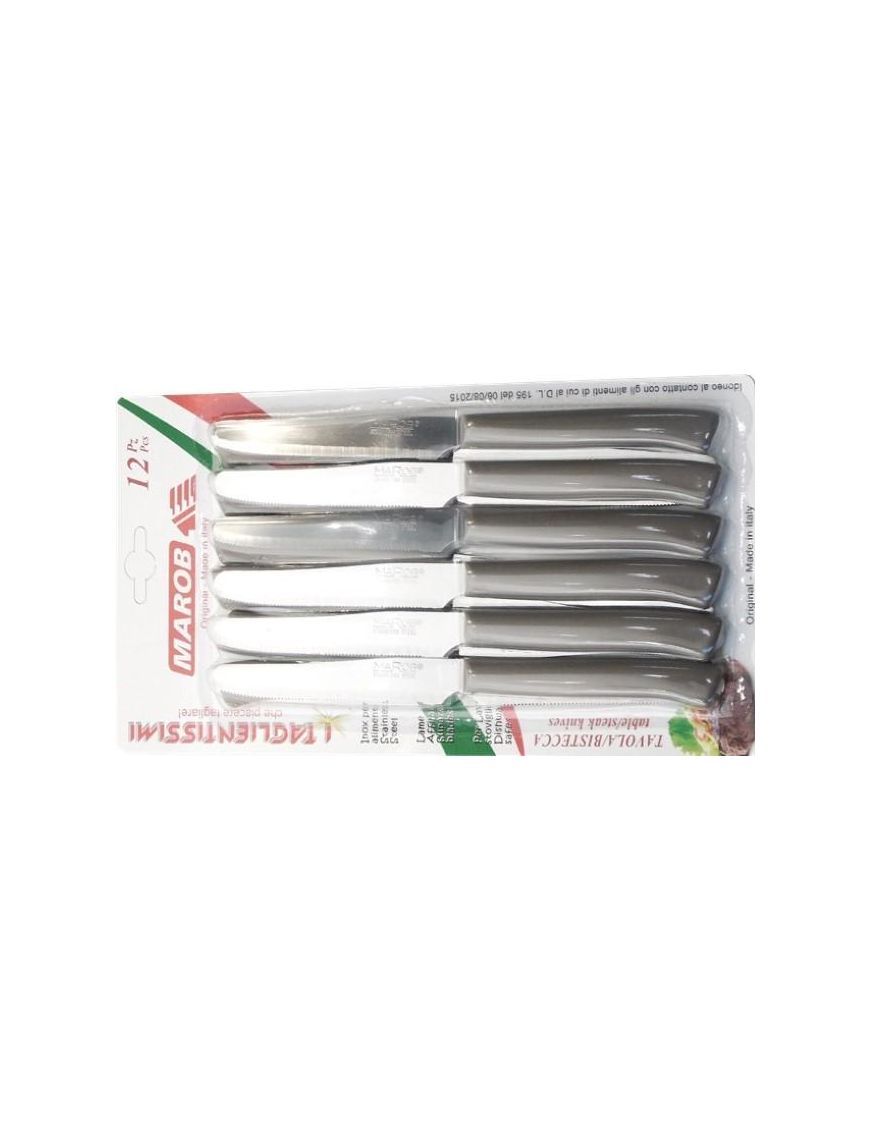 COLTELLI TAVOLA 12 PEZZI TORTORA