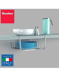SILVER KANGURO BASKET WITHOUT WALL UNIT 30 CENTIMETERS