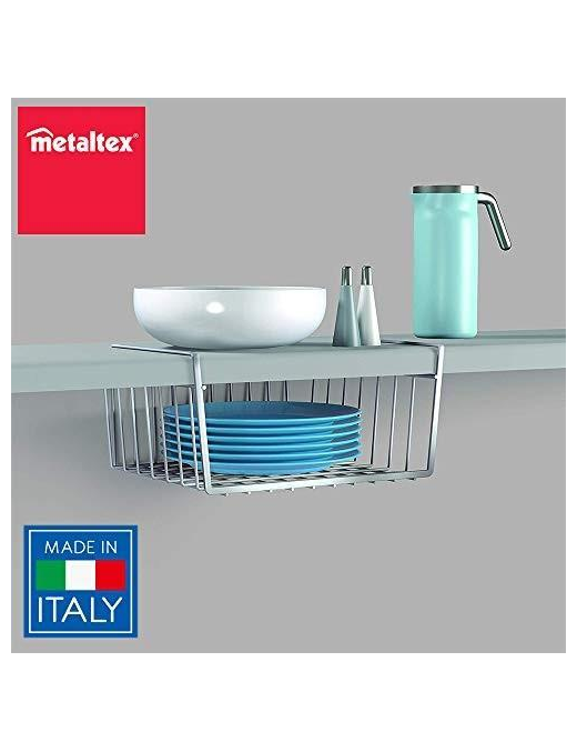 SILVER KANGURO BASKET WITHOUT WALL UNIT 30 CENTIMETERS