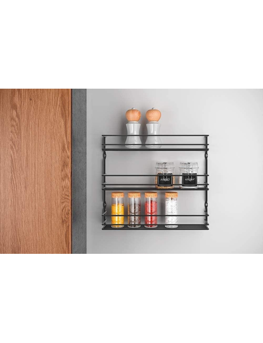 NERO PORTASPEZIE PEPITO 36x8x32 CENTIMETRI