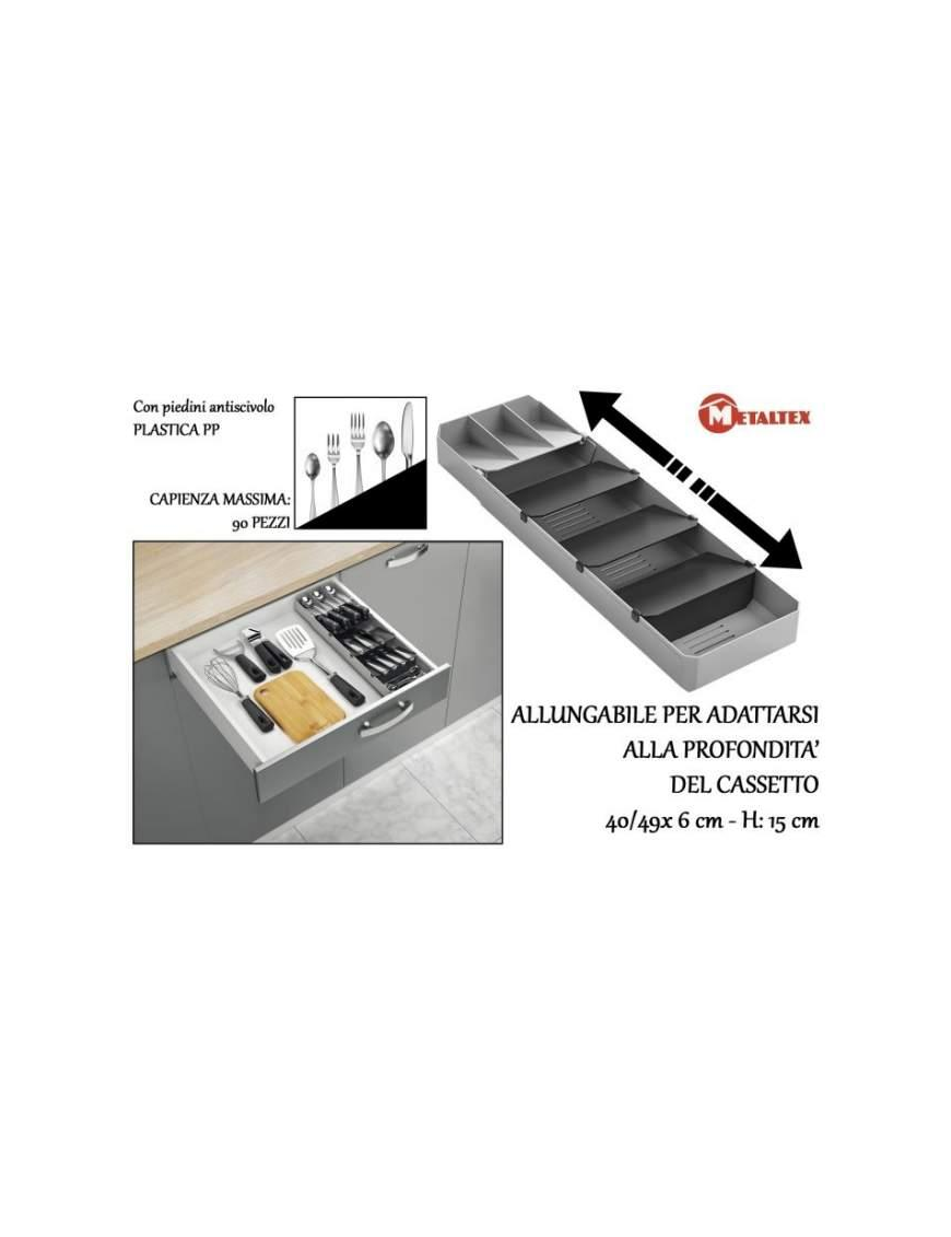 UNI FIT PORTAPOSATE REGOLABILE 40/49 x 6 x 15 CENTIMETRI