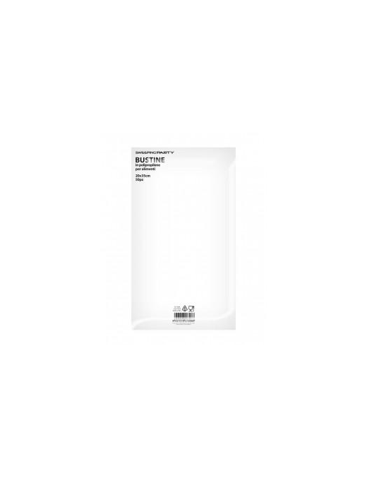 BUSTINE PER ALIMENTI 50 PEZZI 20x35 CENTIMETRI