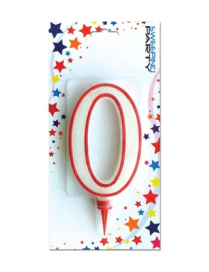 CANDLE NUMERAL GIANT "0" 0255