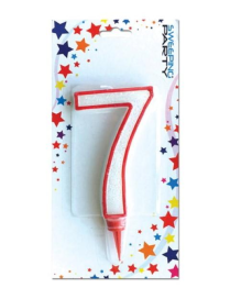 CANDLE NUMERAL GIANT "7" 0323