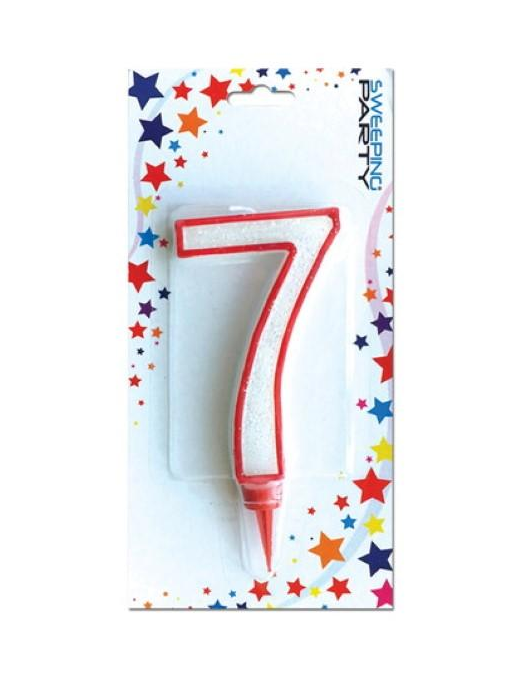 CANDLE NUMERAL GIANT "7" 0323