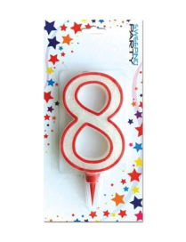CANDLE NUMERAL GIANT "8" 0330