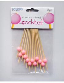 STICKS 10 CENTIMETERS 12 PIECES PEARL PINK