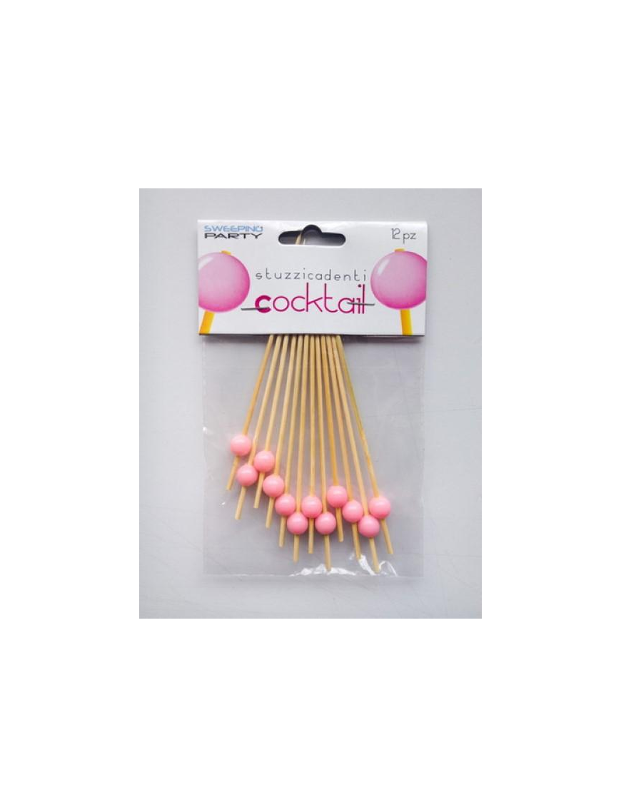 STICKS 10 CENTIMETERS 12 PIECES PEARL PINK