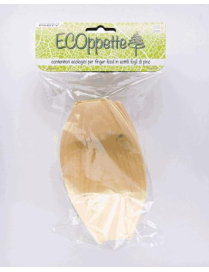 BAMBOO BOAT CUPS 135 MM 12 PIECES