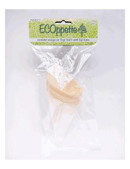 BAMBOO CUPS CONE 170 MM 8 PIECES