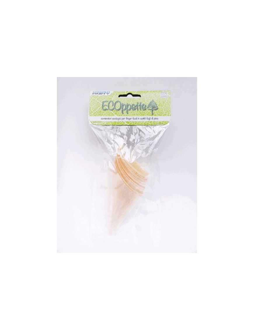BAMBOO CUPS CONE 125 MM 10 PIECES