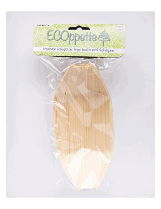 BAMBOO BOAT CUPS 165 MM 8 PIECES
