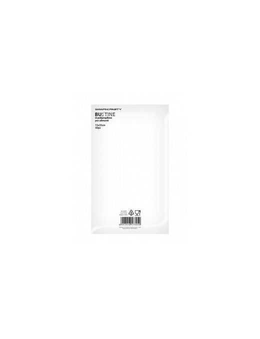 FOOD SACHETS 50 PIECES 15x25 CENTIMETERS