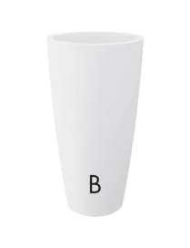 STYLE BIANCO VASO DIAMETRO 38 CENTIMETRI, ALTEZZA 85 CENTIMETRI