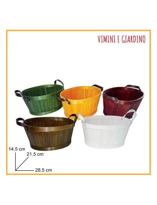 CESTO BAMBOO 28x21x14cm
