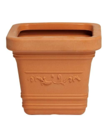 VASO QUADRO PRESTIGE 40 CENTIMETRI TERRA DI SIENA