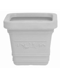 VASO QUADRO PRESTIGE 40 CENTIMETRI BIANCO