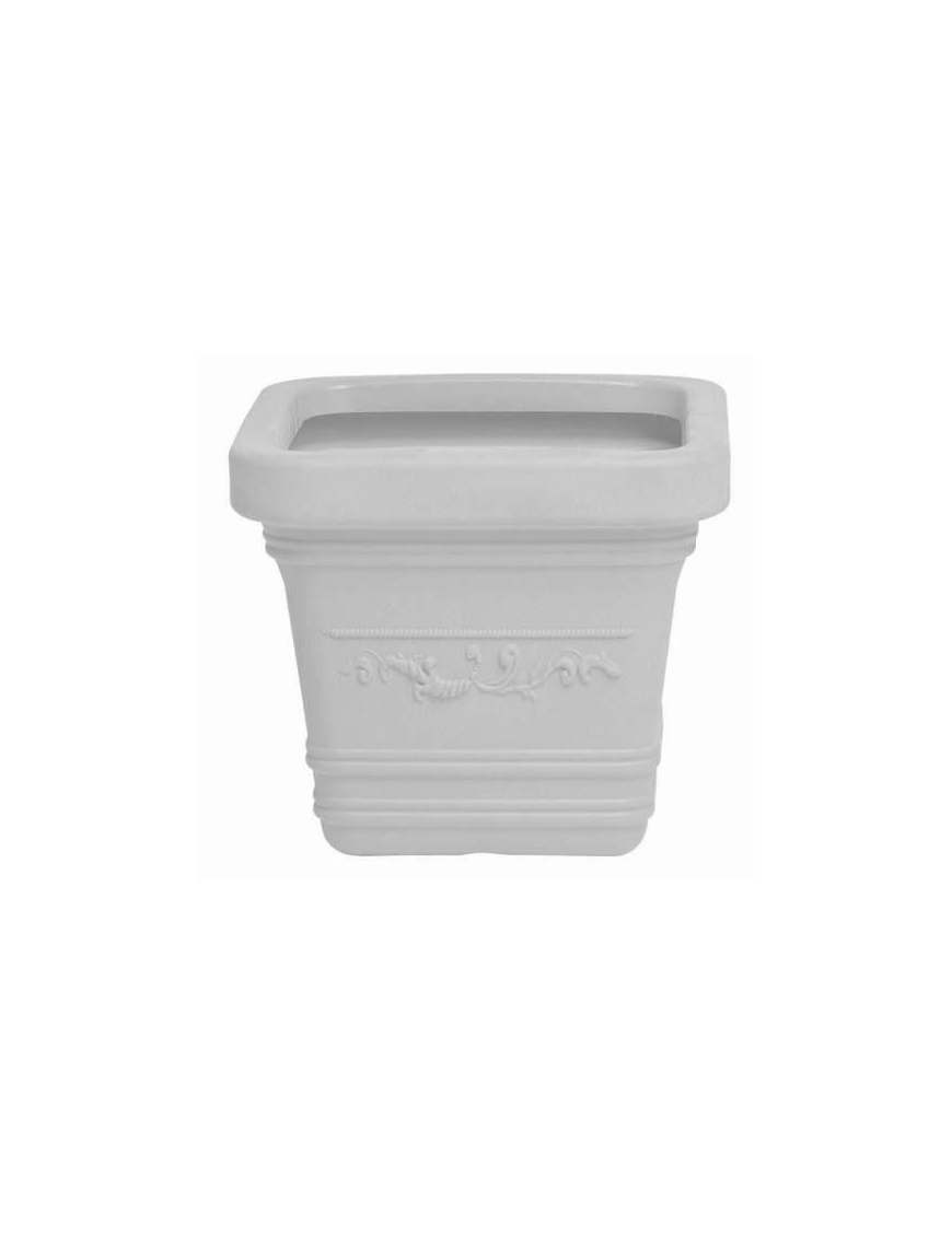 VASO QUADRO PRESTIGE 40 CENTIMETRI BIANCO