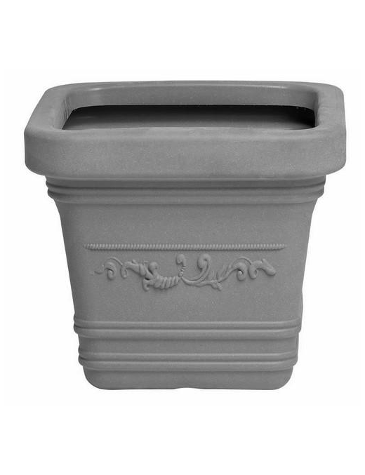 VASO QUADRO PRESTIGE 40 CENTIMETRI ANTRACITE