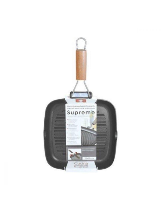 SQUARE GRILL PAN 26x26 CENTIMETERS