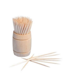 LEGNO STUZZICADENTI CON DISPENSER 200 PEZZI