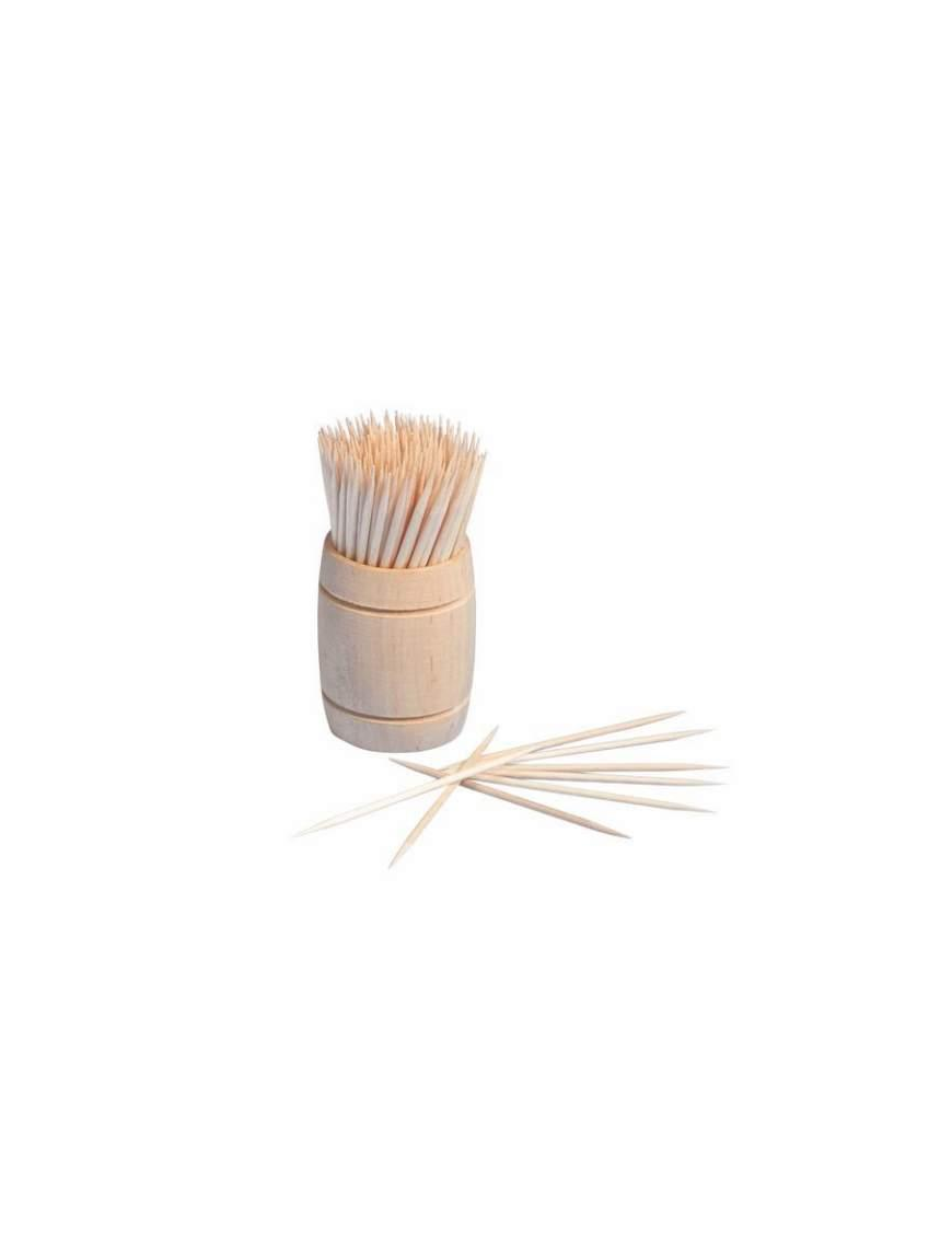 LEGNO STUZZICADENTI CON DISPENSER 200 PEZZI