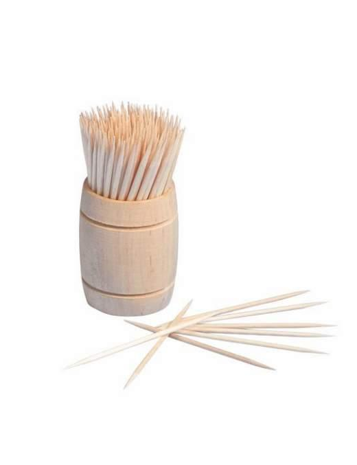 LEGNO STUZZICADENTI CON DISPENSER 200 PEZZI