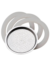 REPLACEMENT COFFEE LINE 3 GASKETS+1 cup FILTER