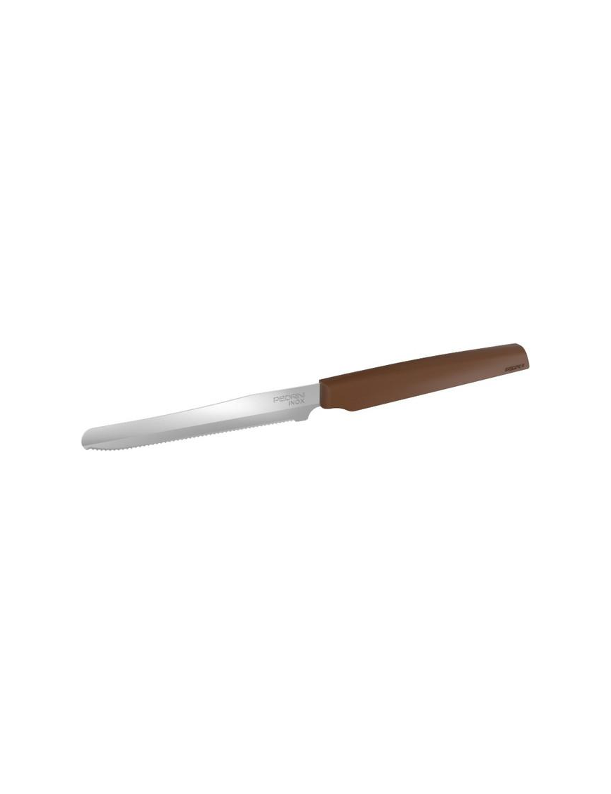 LINEA GADGET COLTELLO TAVOLA 6pezzi MARRONE