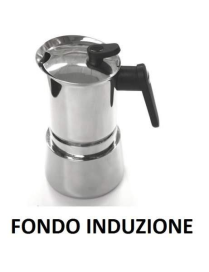LINEA CAFFE' CAFFETTIERA ACCIAIO 4tazze
