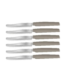 LINEA GADGET COLTELLO TAVOLA 6pezzi TORTORA