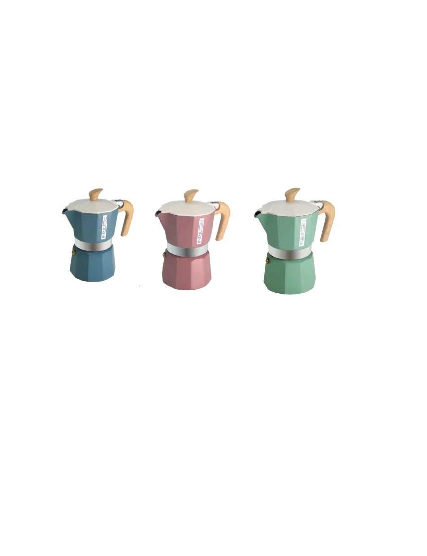 L.CAFFE' CAFFETTIERA MY MOKA COLOUR 6t