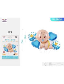 PALLONCINI 5 PEZZI IT'S A BOY