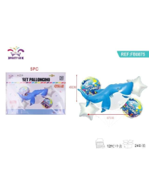 PALLONCINI 5 PEZZI SQUALO