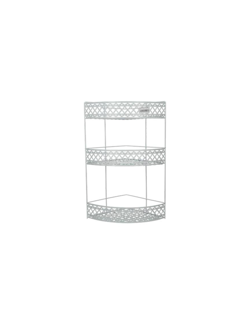 3-TIER CORNER COSMETIC RACK