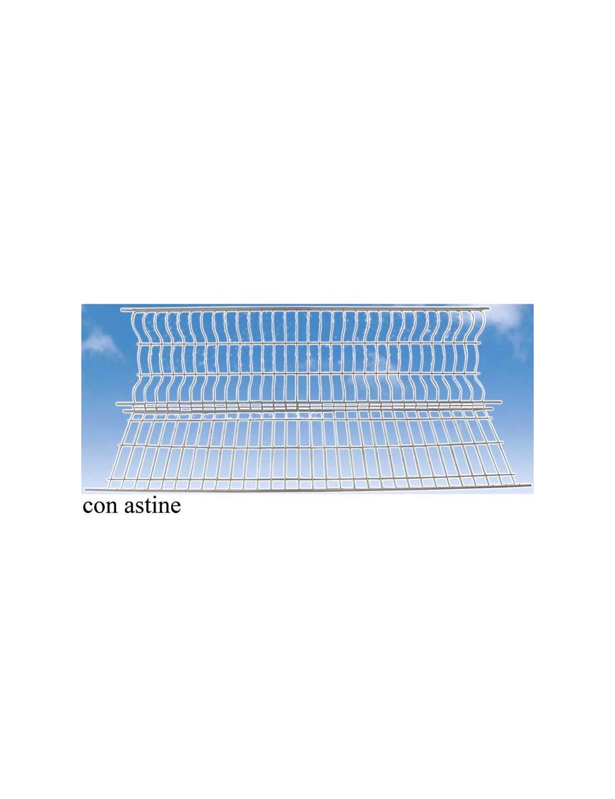 PAIR OF NETS 86cm CHROME