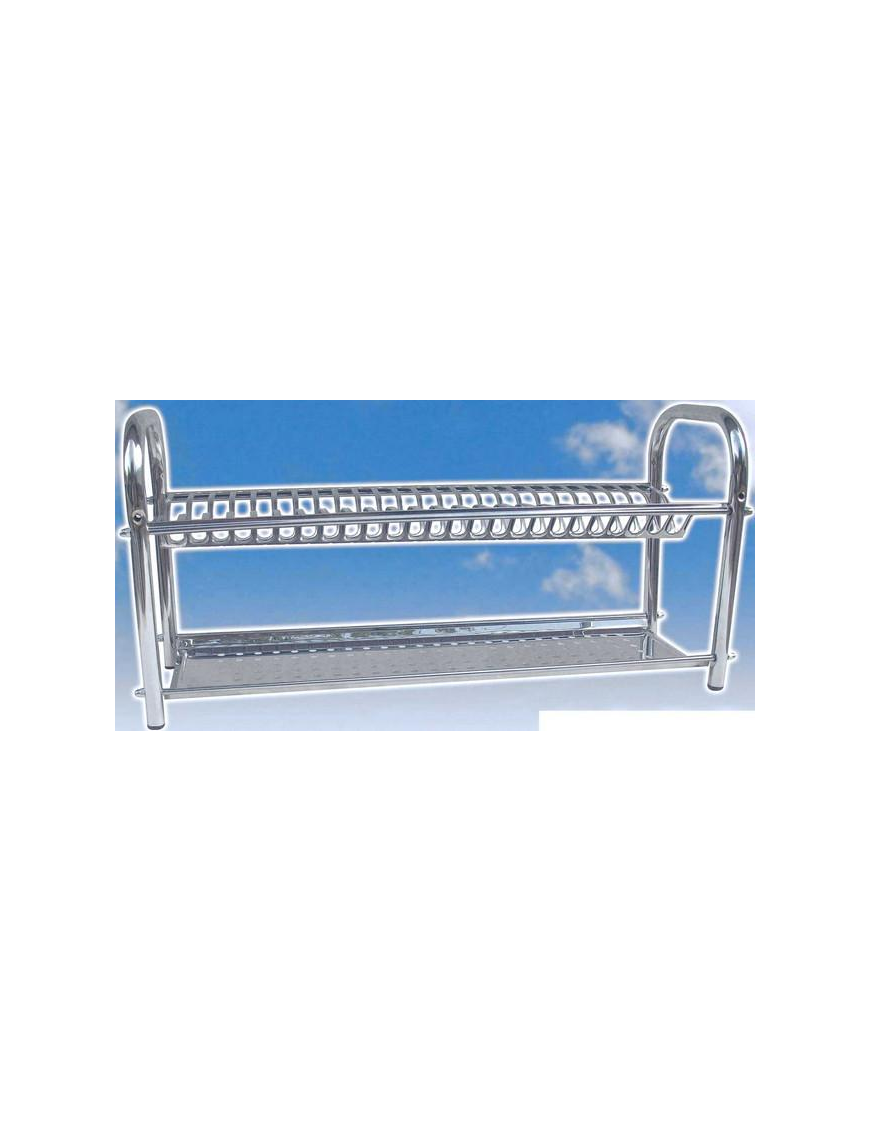 SCOLAPIATTI 80cm INOX