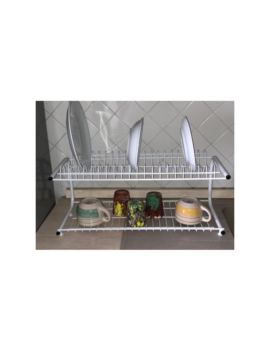 SCOLAPIATTI FISSO PLASTICA 80cm