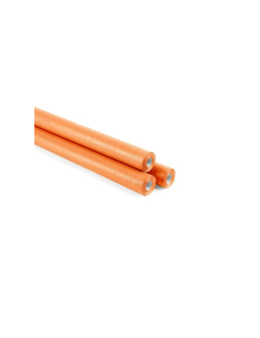 ORANGE DAMASK TABLECLOTH ROLL 7x1.18m