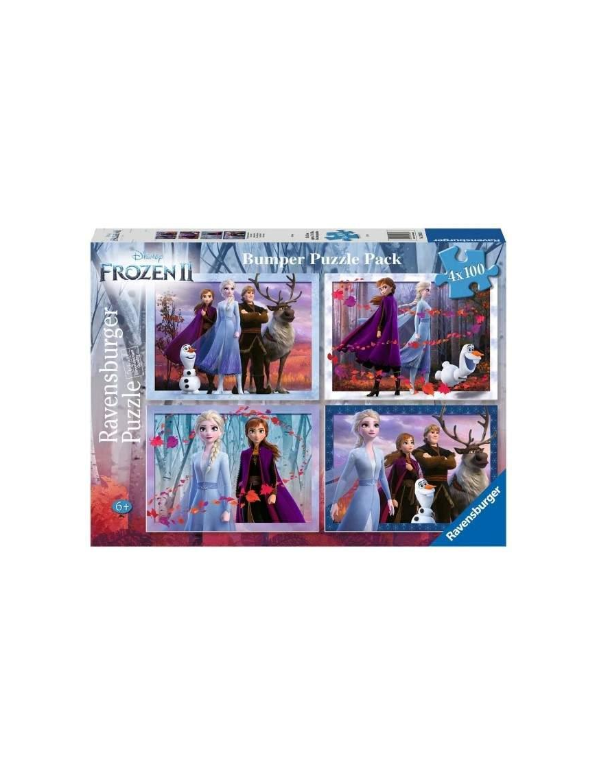PUZZLE  100 pezzi X4 FROZEN