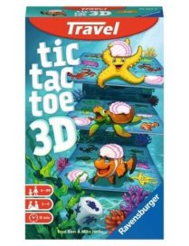 TRAVEL GAMES TIC TAC TOE 3D