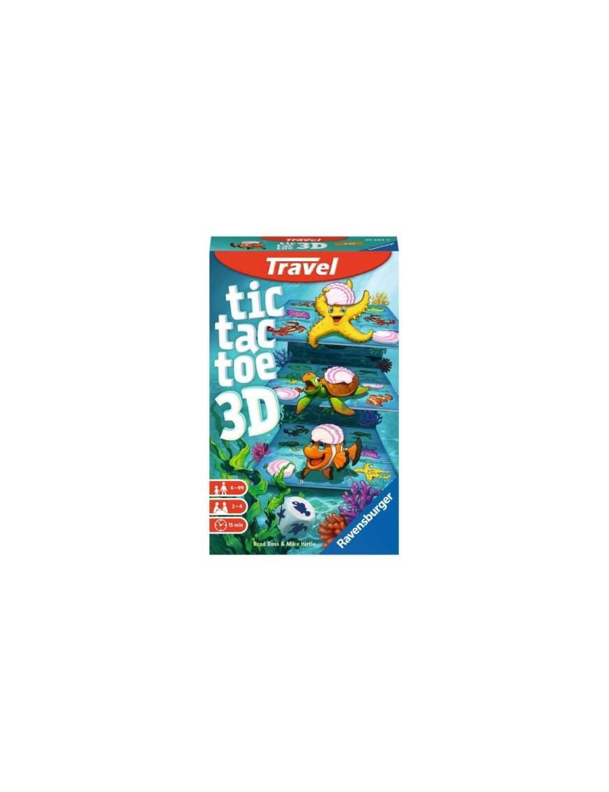 TRAVEL GAMES TIC TAC TOE 3D