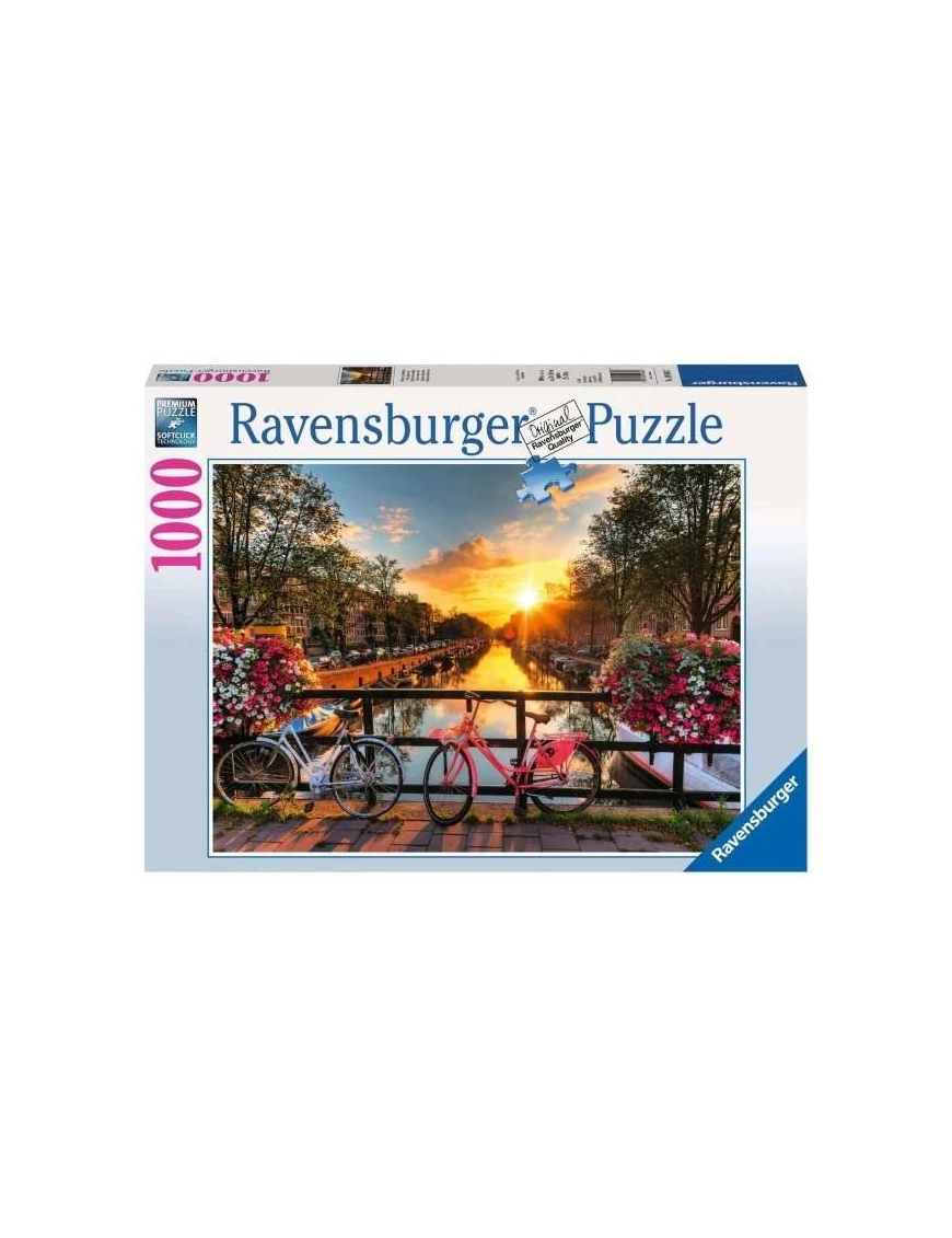 PUZZLE 1000 pezzi BICI AD AMSTERDAM