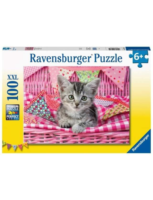 PUZZLE  100 pezzi BEL GATTINO