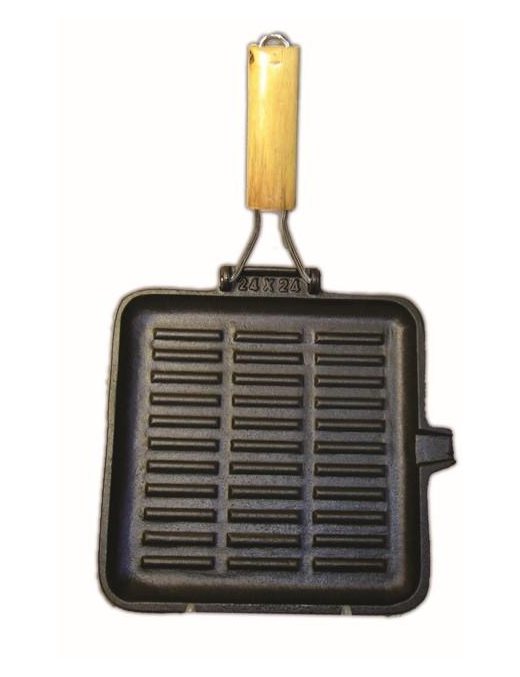 BISTECCHIERA GHISA QUADRA 24x24 CENTIMETRI