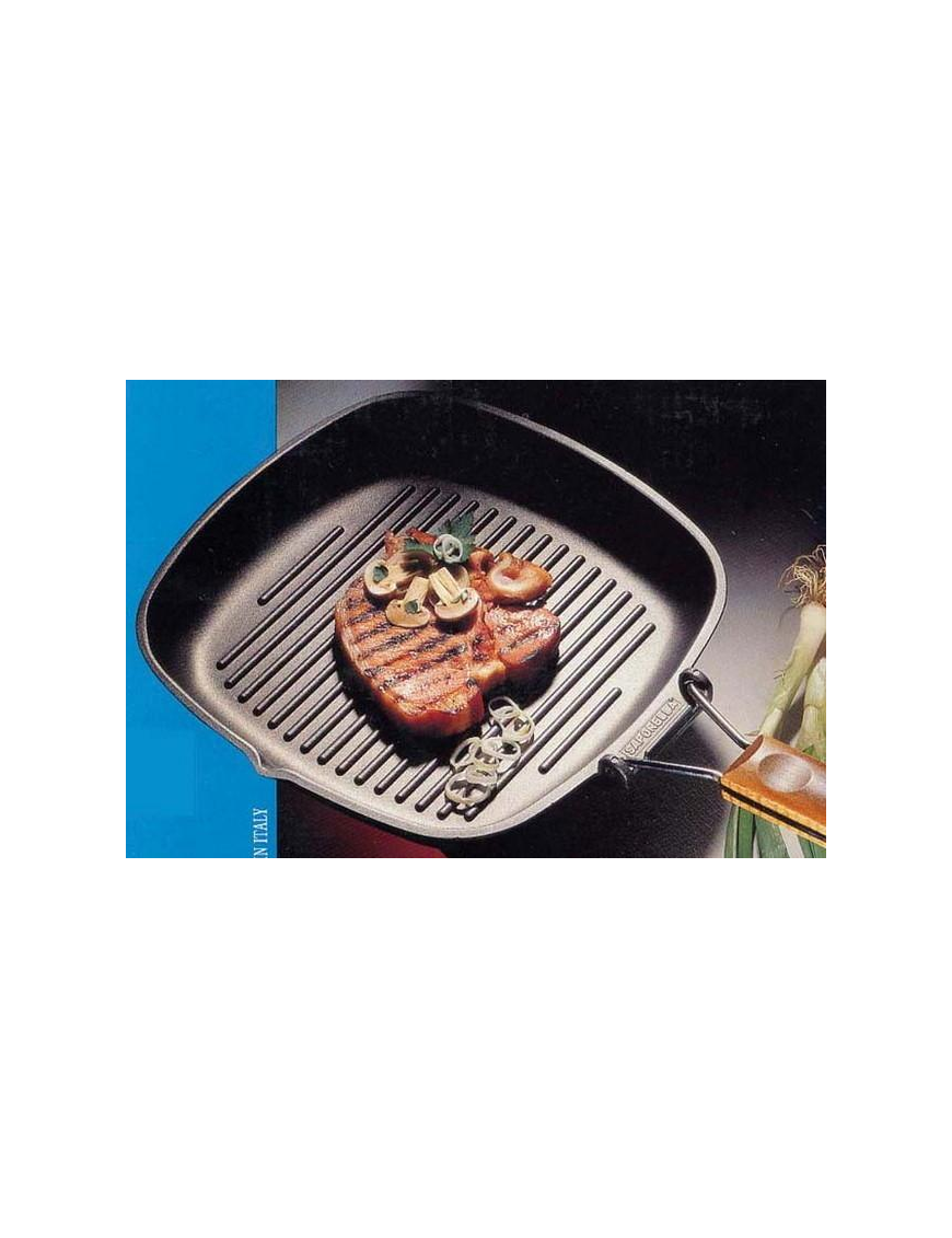 SAPORELLA GRILL PAN measures 28x28cm