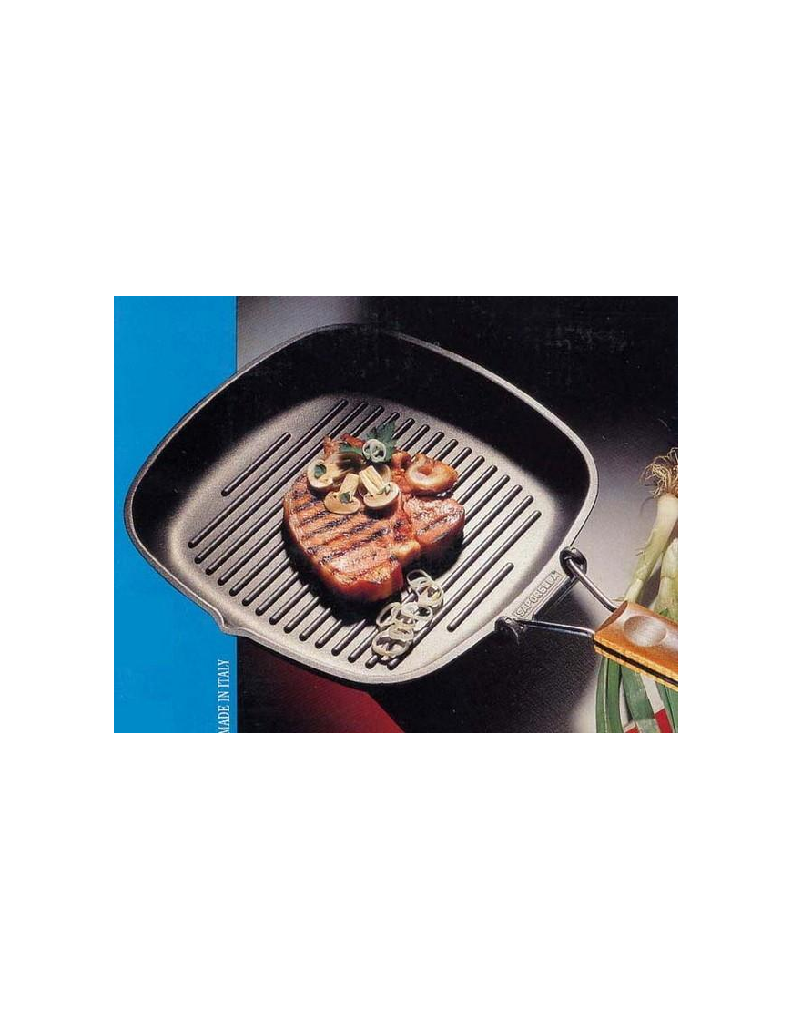SAPORELLA GRILL PAN measures 26x26cm