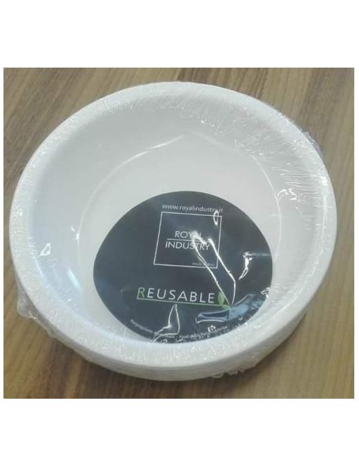 L.COLOR BIANCO PIATTI FONDI 6pz RIUSO