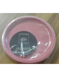 L.COLOR ROSA PIATTI PIANI 6pz RIUSO