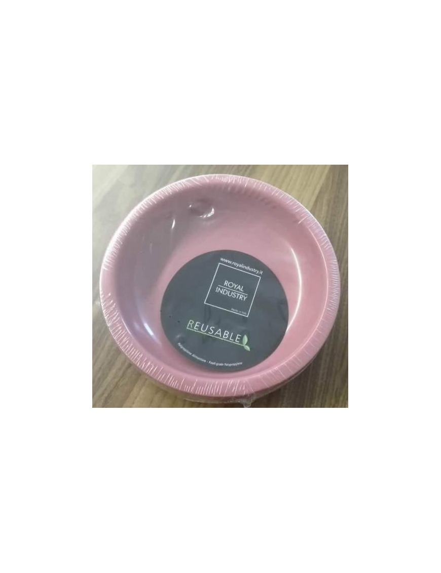 L.COLOR ROSA PIATTI FONDI 6pz RIUSO